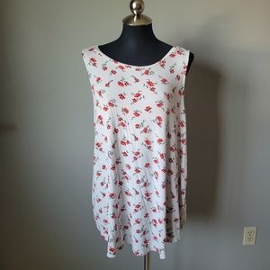 Old navy pink floral tank